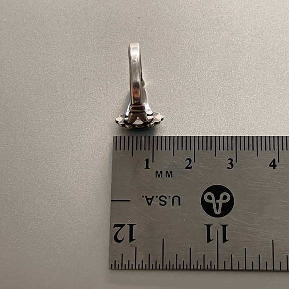 Vintage Turquoise Sterling Ring. - Picture 11 of 11